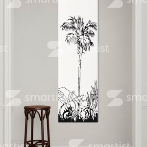 WALLPAPER 200 X 60 CM pre-pasted for door or wall