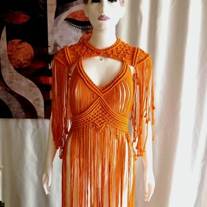 Macrame Festival Dress: Bohemian Cotton Rave Outfit