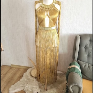 Macrame Dress, Egyptian costume, Greek goddess dress, Cleopatra dress, Cleopatra costume, Burlesque costume, Burning Man, Warrior costumes