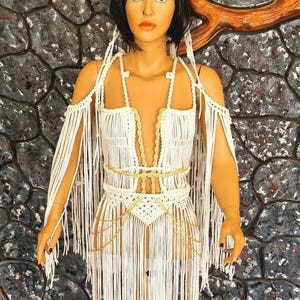 Moulin rouge, Egyptian dress, Cleopatra dress, Cleopatra costume, Burning man clothing women, Macrame Dress, Greek Goddess Dress,Burning Man