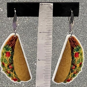 Resin Taco Earrings: Lightweight Fun Food Jewelry
