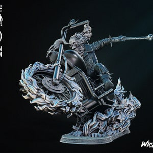 Ghost Rider 3d Print Collectible Miniature Statue Figure Gift Idea for ...