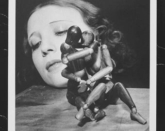 Man Ray, "De heer en mevrouw Woodman, 1926," Vintage-editie, zwart-wit, 36,5 x 28,5 cm. Copyright en beschrijving van het kunstwerk op de achterkant.