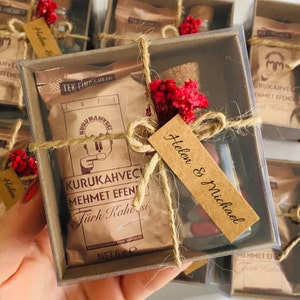 Turkish Coffee and Chocolate Gift,Coffee and Chocolate Favors for Guests,Coffee Gift,Turkish Coffee,Baby Shower Favors,Bridal Shower Gifts