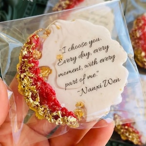 Custom Wedding Epoxy Magnet Favor: Personalized Guest Gift, DELIVERED DUTY PAID*