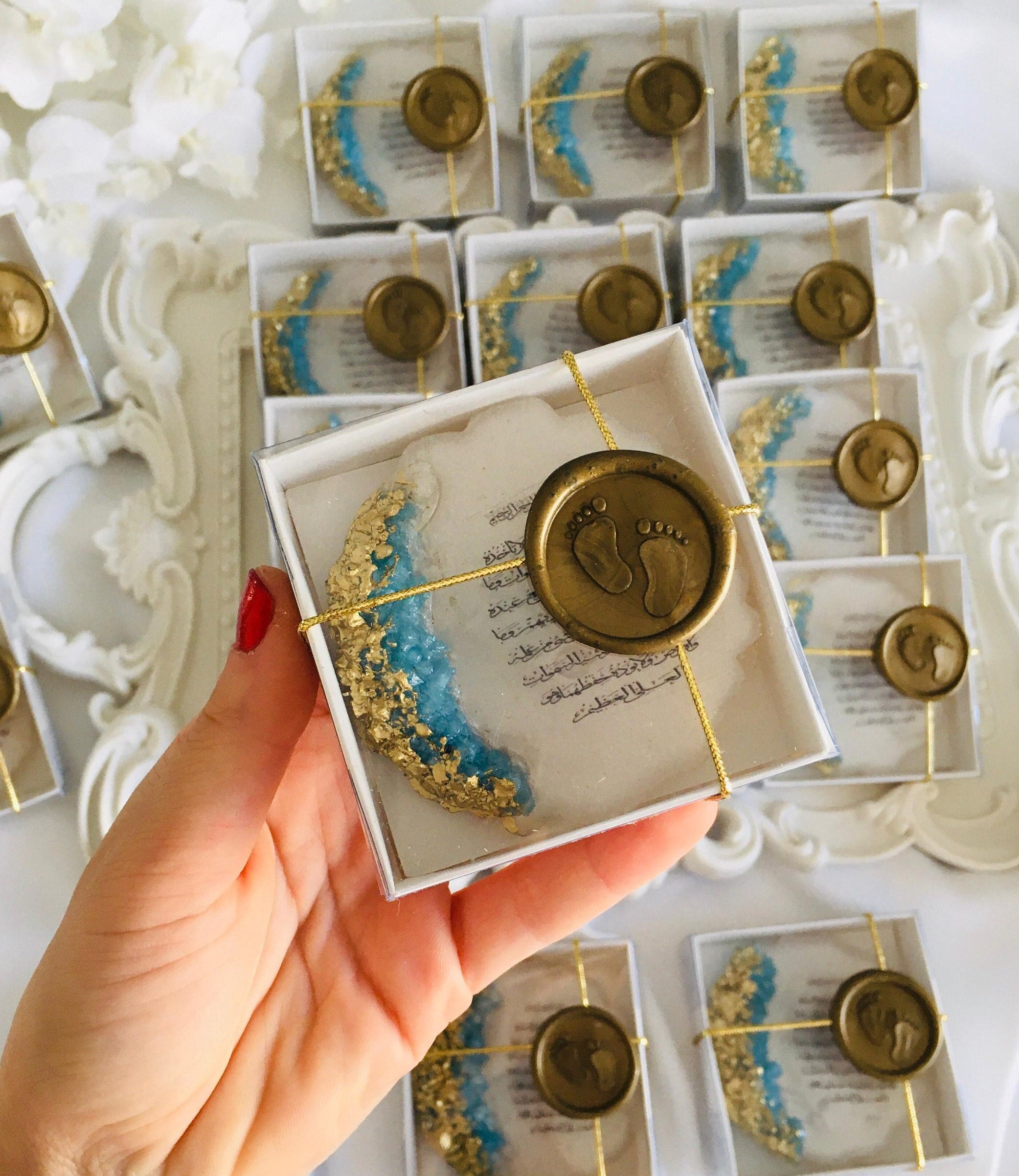 Ayatul Kursi Magnet Favor,Muslim Wedding Favor, Personalized Magnet favor,Muslim Epoxy Magnet favors, Baby Shower Favors