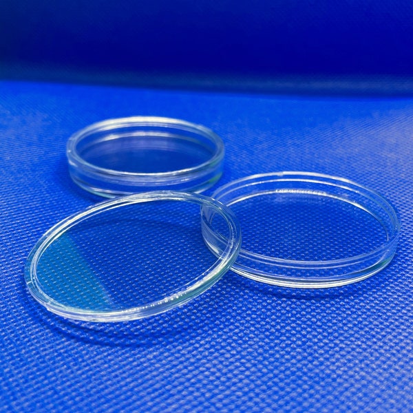 6 PCS 50.8mm / 2” Acrylic Challenge Coin Capsules Cases