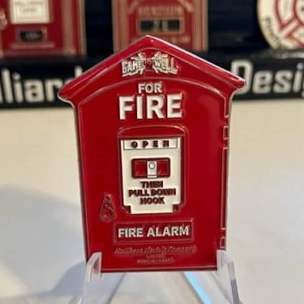 Gamewell Fire Alarm Box Challenge Coin