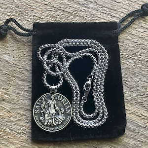 Firefighter Saint Florian Necklace