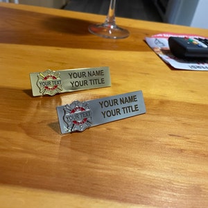 Firefighter Name Tag image 6