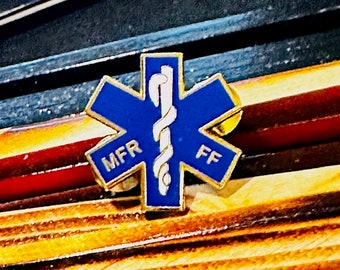 Star of Life MFR / FF Lapel Pin