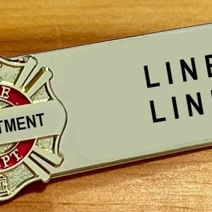Firefighter Name Tag image 3