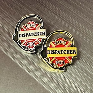 Dispatcher Fire / 911 Lapel Pin