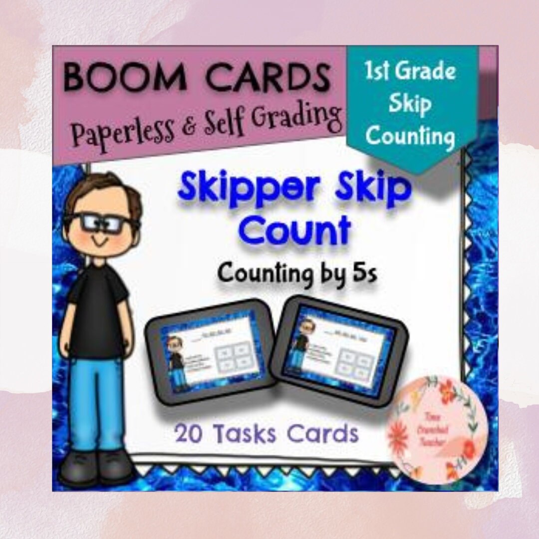 1st Grade Math Skip Counting Lesson Digital Boom Cards boom Cards Self ...
