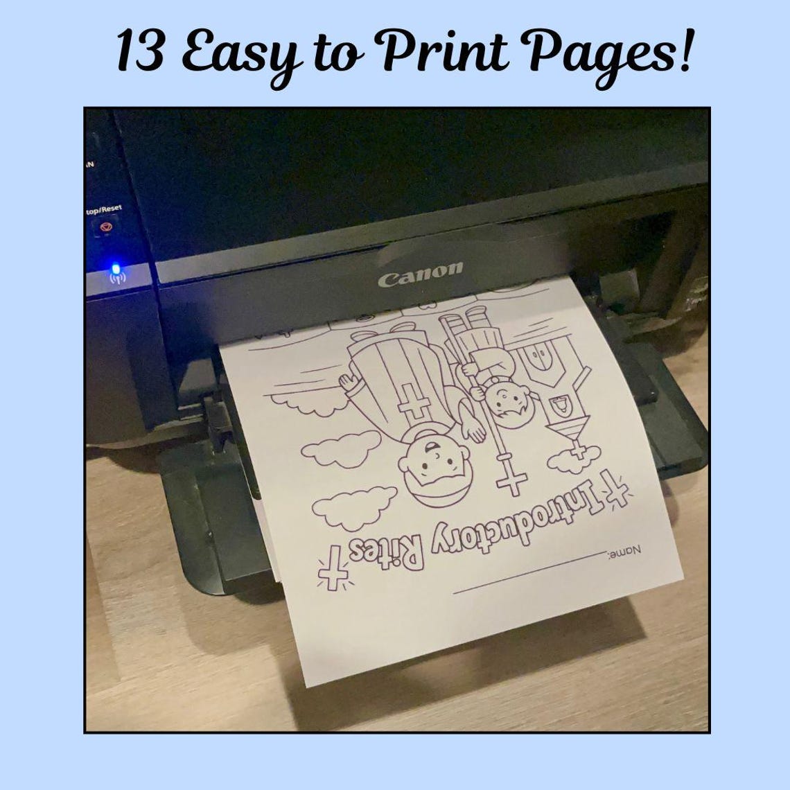 Printable Catholic Coloring Pages for Kids | Parts of the Mass | 13 ...