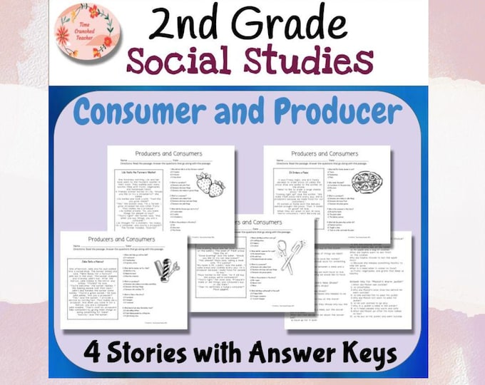 Needs and Wants Activities - 1st, 2nd & 3rd Grade Economics Lessons and ...