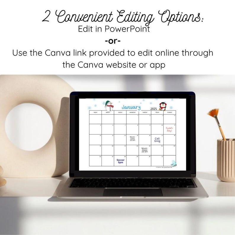 Printable January 2025 Calendar January 2025 Calendar Customizable