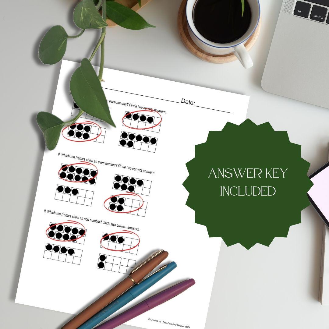 Printable 2nd Grade Go Math Ch. 4 : Equal Groups | Math Practice Test ...