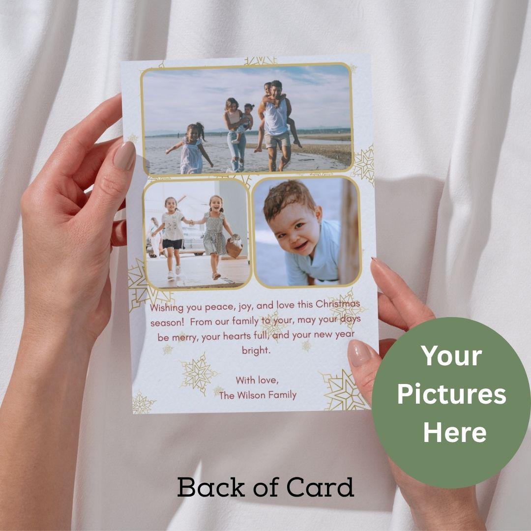 Editable Photo Christmas Card | Canva Template (digital Download) - Etsy
