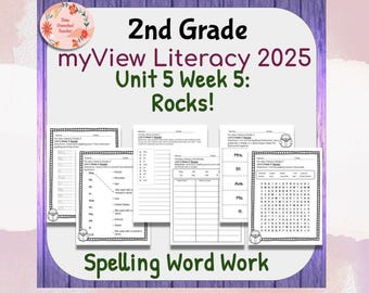 2nd Grade My View Literacy 2025 |  | Spelling Words | 2nd Grade Reading | 2nd Grade Spelling | Rocks | Reading Curriculum | Summer Reading