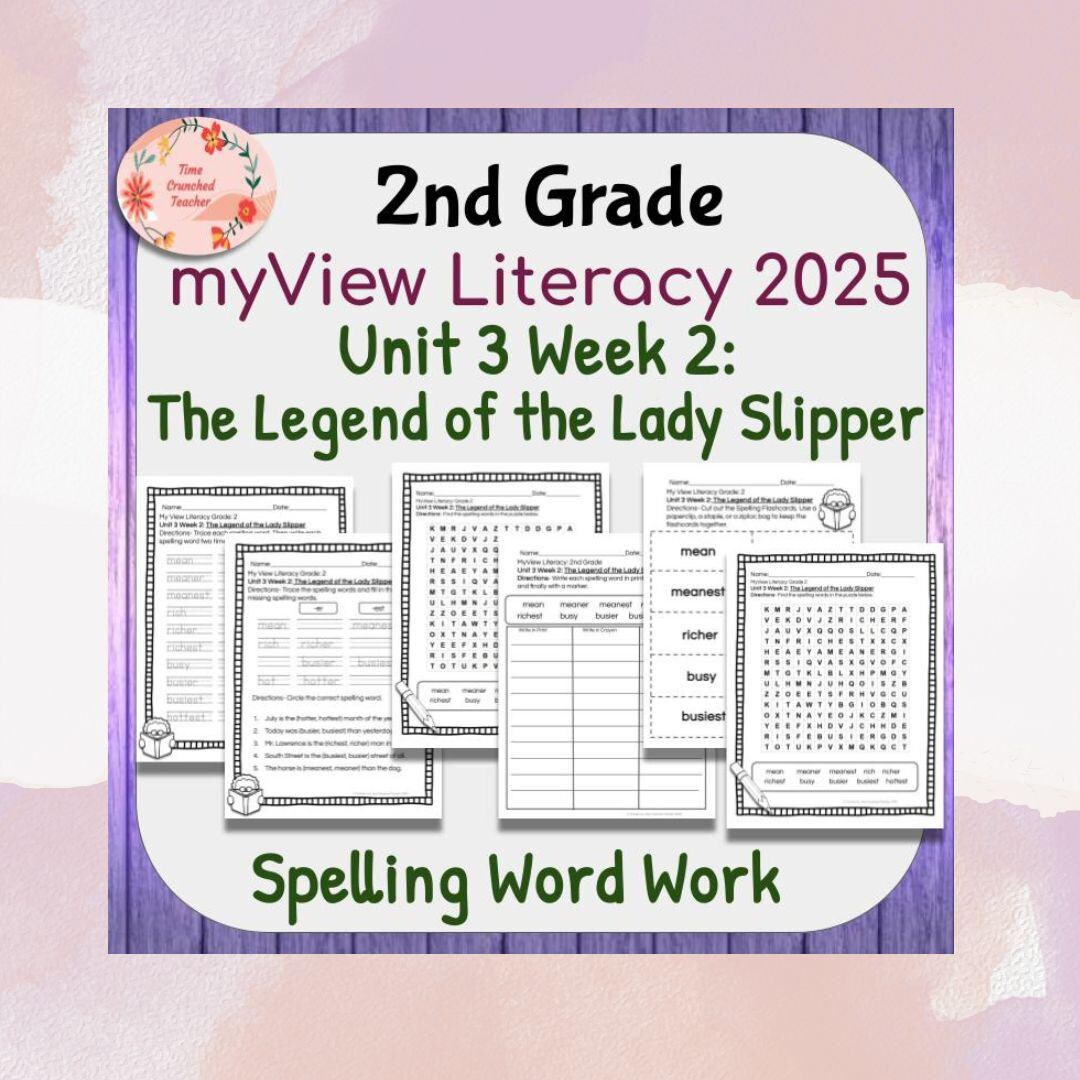 2nd Grade My View Literacy 2025 | the Legend of the Lady Slipper ...