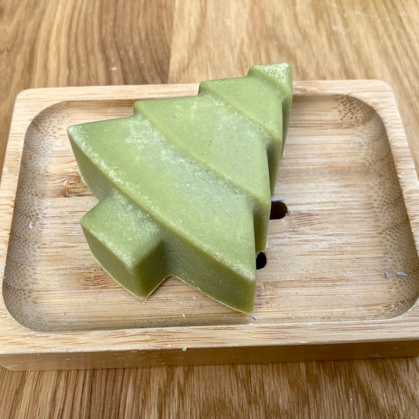 2 Stück duftet frisch nach Zimt und Apfel, Tannenbaum Seife Weihnachten, Wichteln, kleines Geschenk Weihnachten, Adventskalender