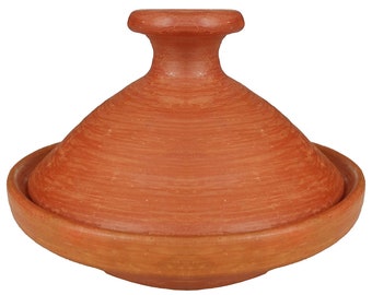 Tajine Tajine Taschin 32cm Fait à la main Nature sans plomb Ragoût marocain Peint à la main Clay Pot Maroc Induction Cuisine Tajine Aladdin