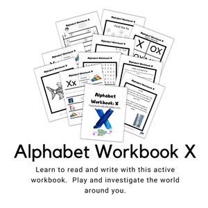 Alphabet Workbook X