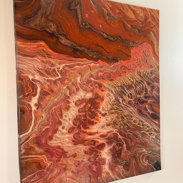 The Mars Lava Flow Painting.