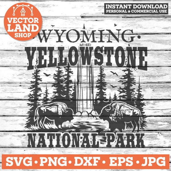 Yellowstone Stencil Etsy