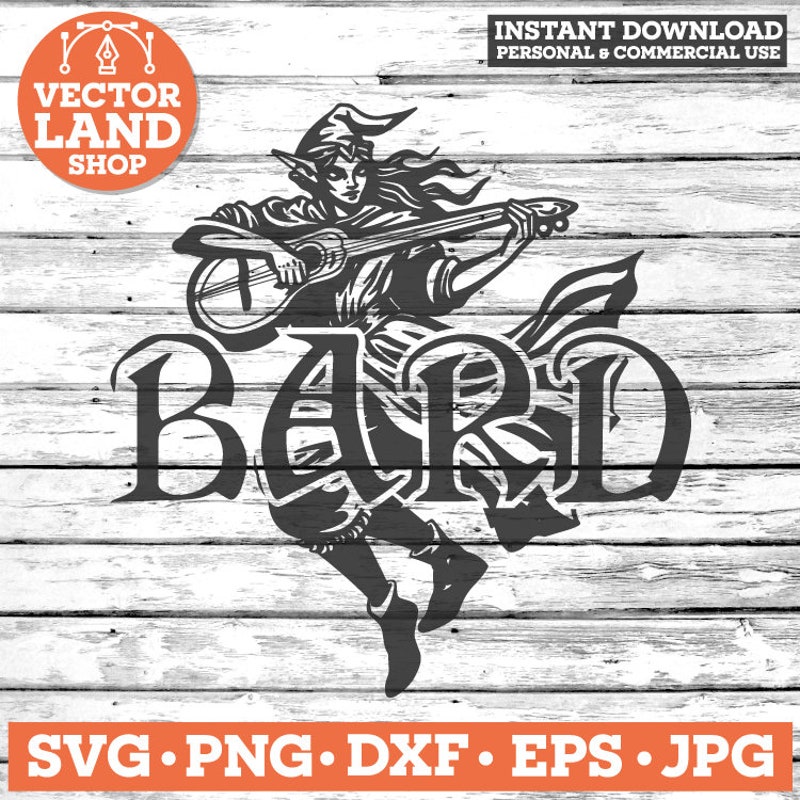 Dnd Bard Clipart - Etsy