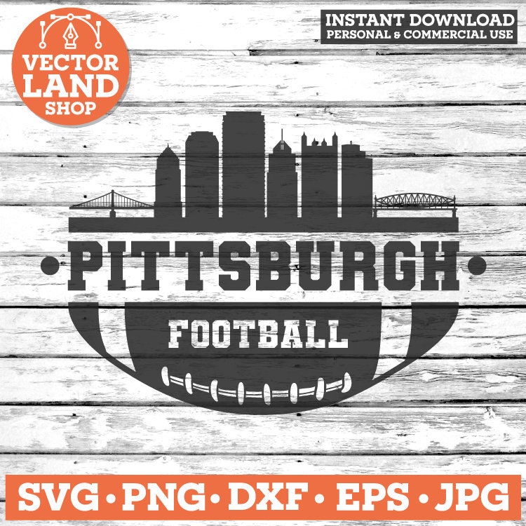 Pittsburgh Football PNG Instant Download 