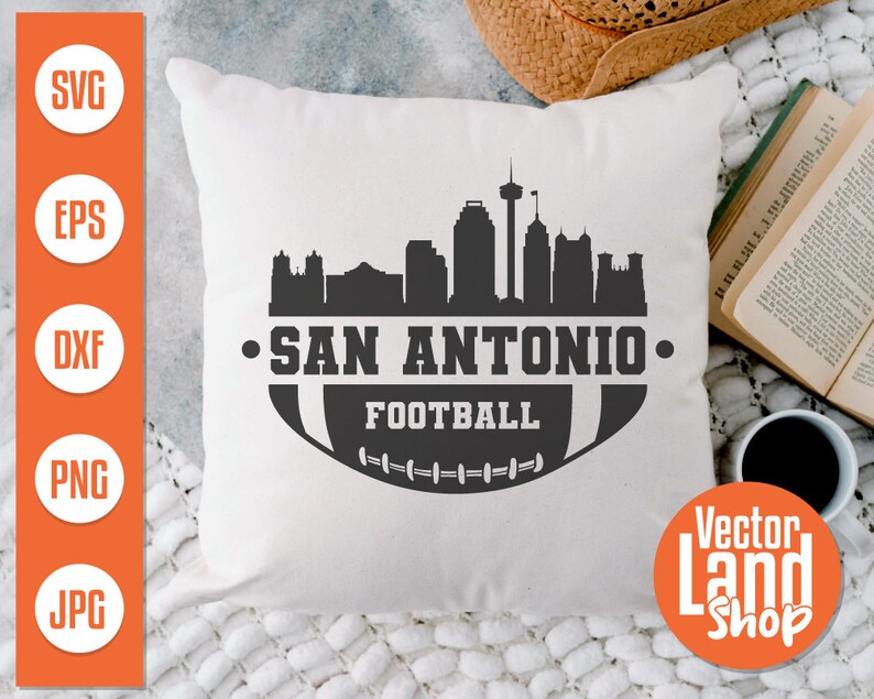 San Antonio Football Svg San Antonio Svg Football Team Logo Etsy Schweiz