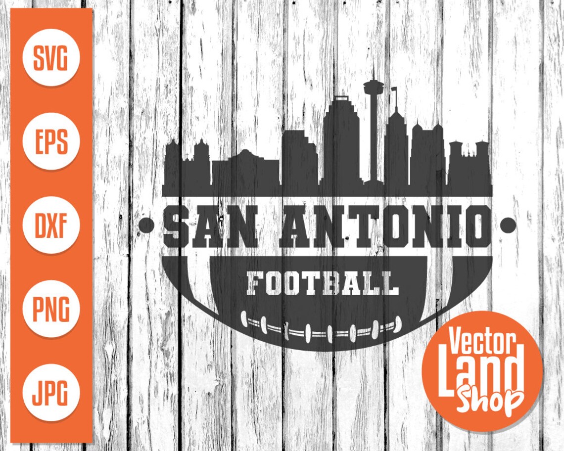 San Antonio Football Svg San Antonio Svg Football Team Logo Etsy Schweiz