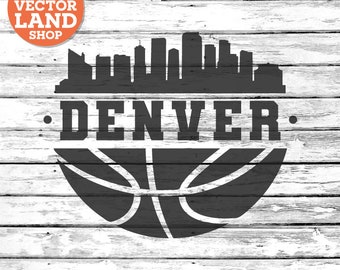 Fleece Denver Nuggets Squares NBA Pro Basketball Sports Team 