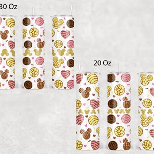 20 Oz & 30 Oz Christmas Mexican Conchas Tumbler Sublimation Design | Wrap | Digital Download | PNG download
