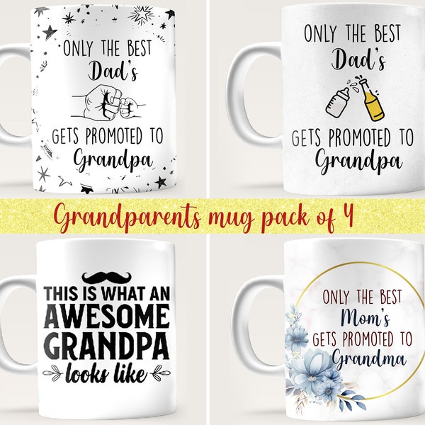 Awesome Grandpa & Grandma 11OZ - 15OZ MUG TEMPLATE, DIGITAL download, sublimation mug, sublimation template, gift for granddad and grandmom