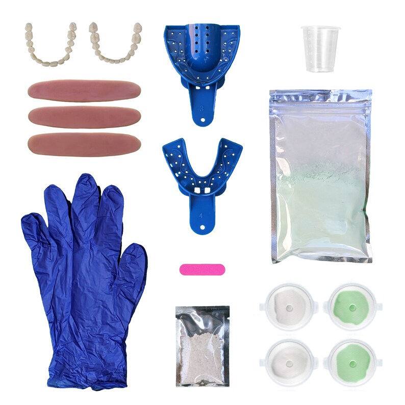 Premium DIY Denture Kit With Impression Easy & Fast Full Etsy UK