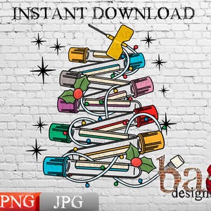 Blutfläschchen Weihnachtsbaum, Phlebotomist, Krankenschwester, medizinisch, Sublimation, Druckdatei, Digital, Download, JPG, PNG, Shirts, Tassen