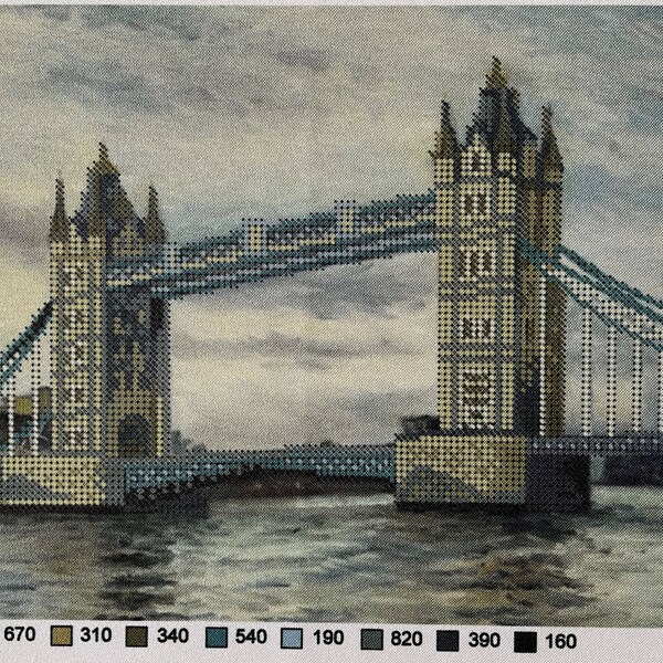 Bridge Hand Embroidery Etsy