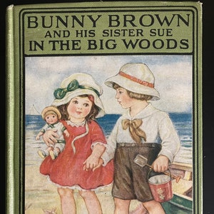 Bunnie Brown and His Sister Sue &quot;In the Big Woods&quot; by Laura Lee Hope, 1917