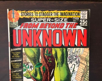 Desde más allá de lo desconocido, n.º 7 de noviembre de 1970 Cómic gigante de 25 centavos de DC Comics