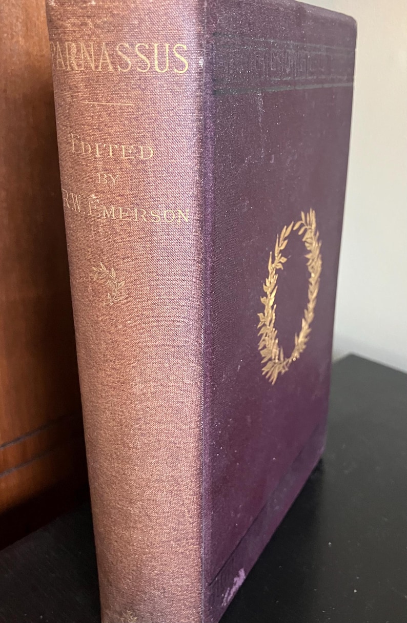 Ralph Waldo Emerson: "Parnassus", 1884 GOTT SKICK bild 1