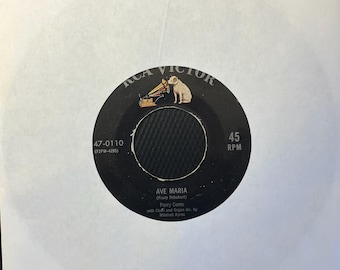 Perry Como sings Schubert's "Ave Maria" and "The Lords Prayer" c. 1950s 45 rpm