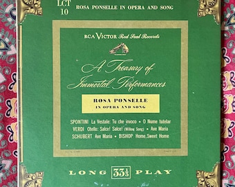 Rosa Ponselle in Opera en Song, RCA Victor, 10-inch plaat