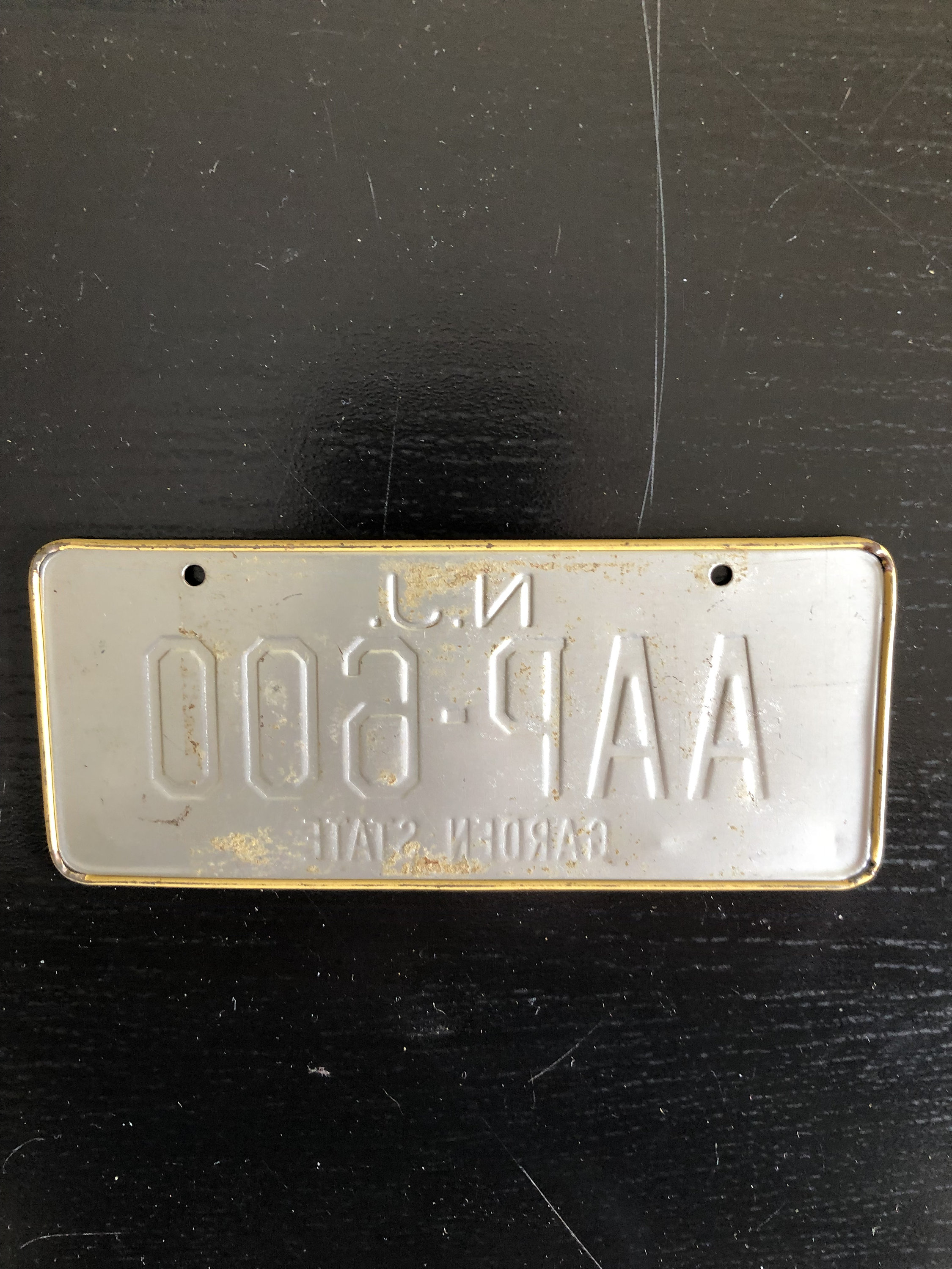 FREE SHIPPING Mini License Plates From Cereal From 1968