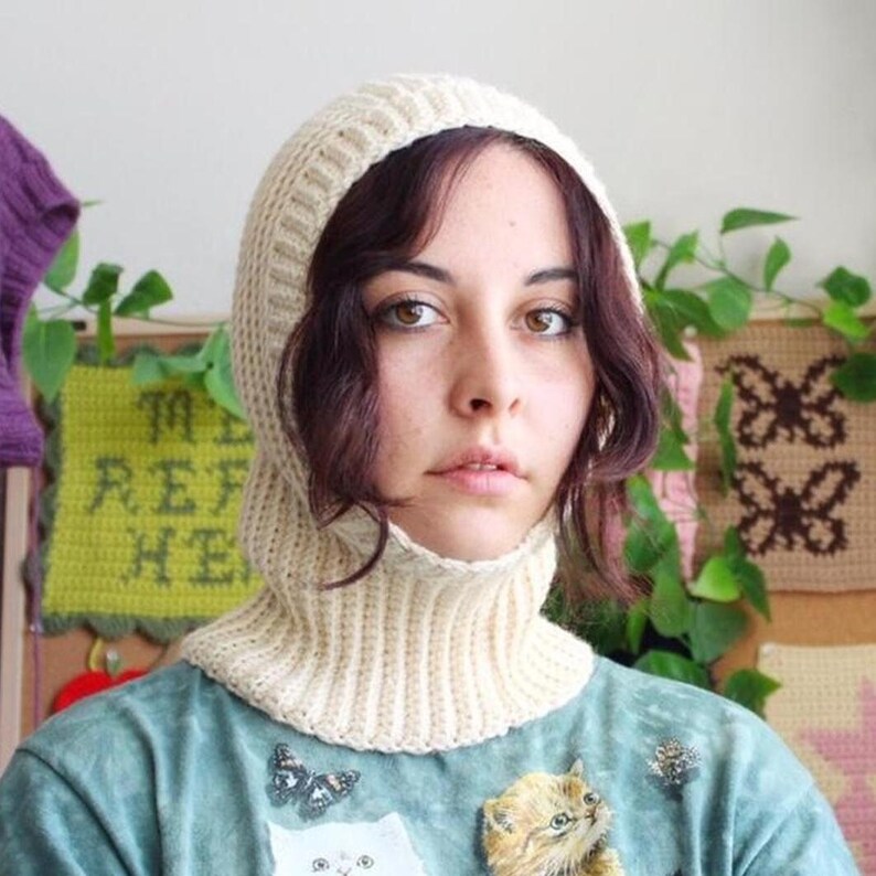 Crochet Balaclava Pattern: Women's Winter Hood (PDF Pattern) image 8