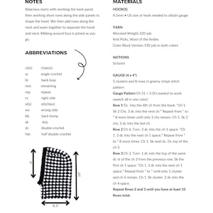 Crochet Granny Stripe Balaclava PDF Pattern Adult Crochet Winter Hood Pattern Instant Download image 4
