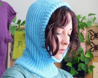 Crochet Balaclava Pattern: Women's Winter Hood (PDF Pattern)