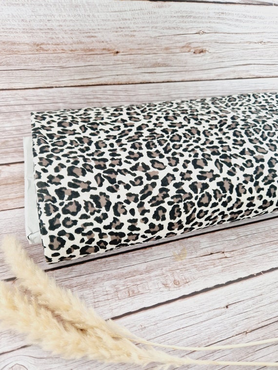 Meterware Sweat Stoff Leo Print Musselin Leo Print Stoff Meterware